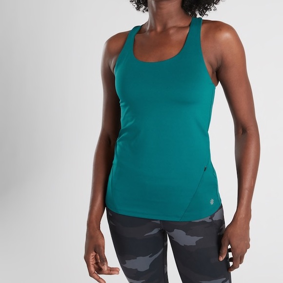 Athleta Tops - ATHLETA | Contender support top M dark teal Athleta Tops - ATHLETA | Contender support top M dark teal